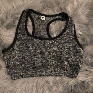 DARK GREY LULULEMON SPORTS BRA